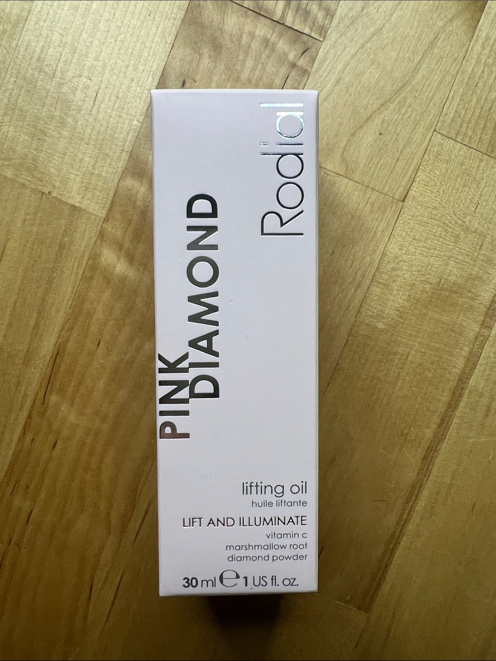 Rodial Pink Diamond Lifting Oil - Pale Pink Packaging